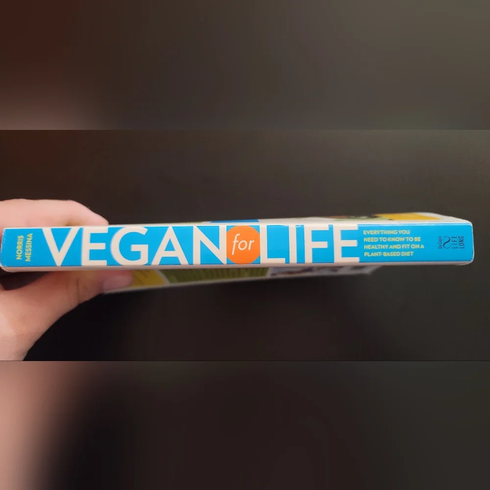 Vegan for Life Jack Norris paperback book cookbook
